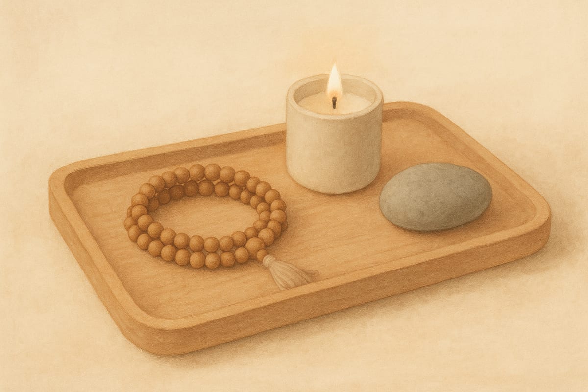 Accessories — generic yoga studio illustration