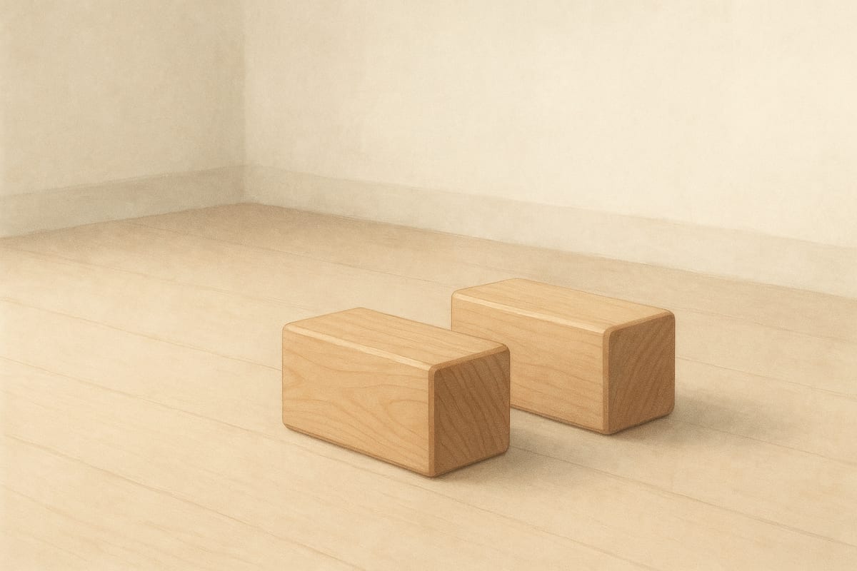 Blocks & Bricks — generic yoga studio illustration