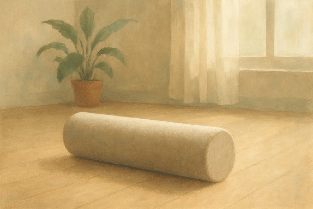 Foam Rollers — generic yoga studio illustration