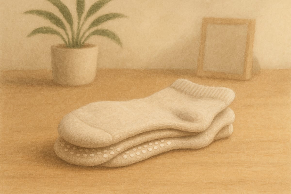 Grip Socks — generic yoga studio illustration