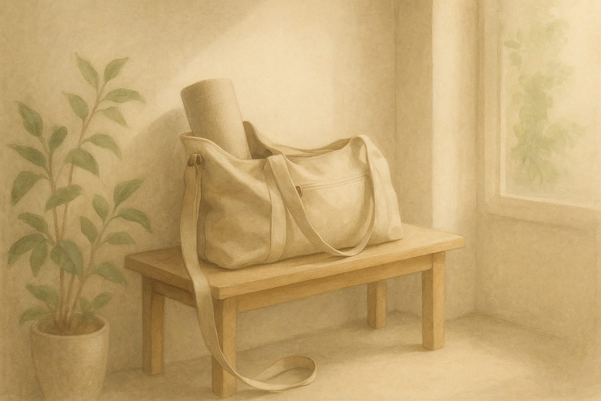 Yoga Bags — generic yoga studio illustration